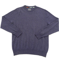 Quba Sails Jumper Mens L UK 41-43 Blue Lambswool Blend Crew Neck Sailing