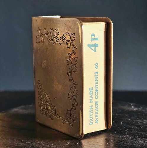 Vintage solid brass - vintage, matchbox