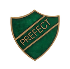 Prefect Green Pin Badge For