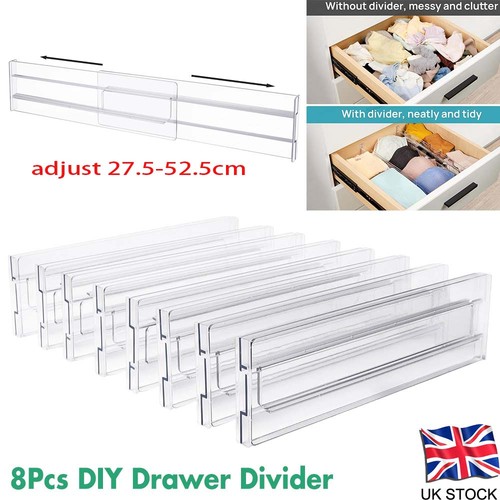 8pcs diy drawer divider - 8pcs,