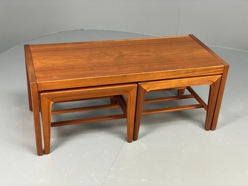 Vintage teak nesting - vintage, tables