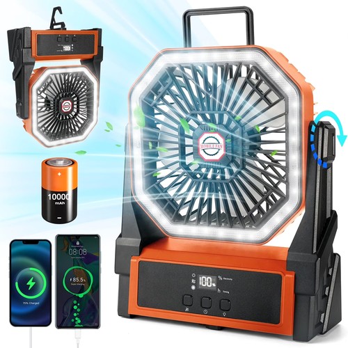 Camping fan 10000mah - camping,