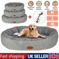 Pet Dog Bed Cat Beds Luxury Soft Washable Puppy Cushion Warm Pet Basket- M L XL
