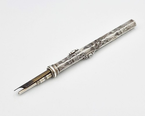 Victorian solid silver dual - solid,