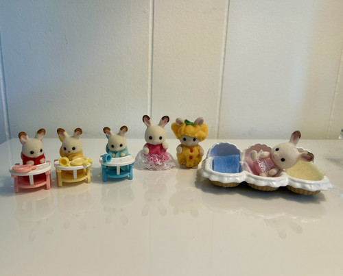 Sylvanian families flocked - families,