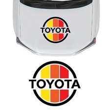 Toyota Retro Logo Hood Sticker