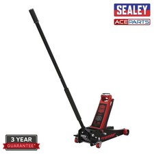 Sealey 3040AR Premier Trolley Jack 3 Tonne Ton Rocket Lift Orange Car Van Garage