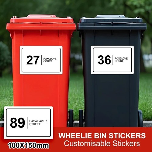 6pcs custom wheelie bin - 6pcs,