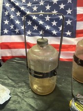 Vintage Kerosene Oil Fuel Dispenser Glass Bottle Jar And Carrier  Rippingille’s