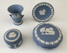 Collection of 4 Blue Jasper