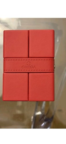 Genuine omega red watch box - genuine,