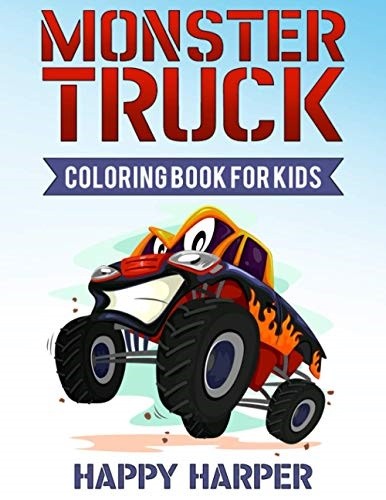 Monster truck coloring book - monster,
