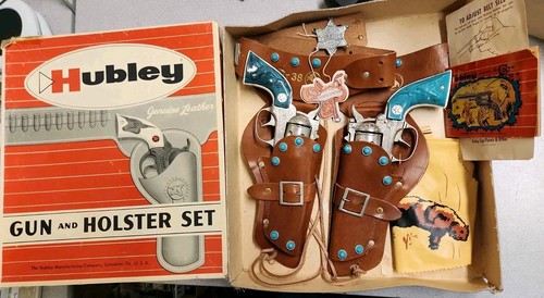 1958 hubley colt toy - 38", cap