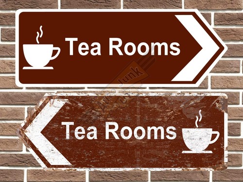 Tea rooms metal road - tea,