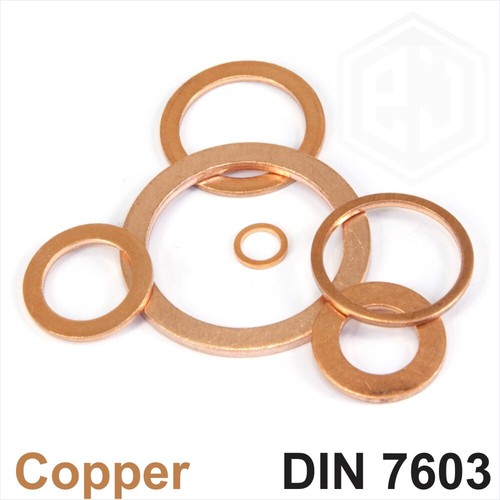 Metric copper sealing washers - metric,