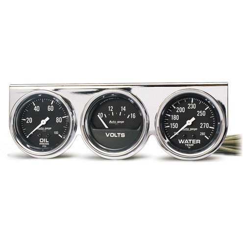Autometer autogage gauge - autogage, 3-gauge