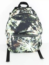REPLAY Mens Green Backpack OS  Print Adjustable Straps  Unisex *