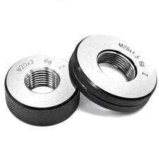 Thread Ring Gauge GO NO GO Metric Internal Screw M16 M18 M20 Fine Pitch Tool Set