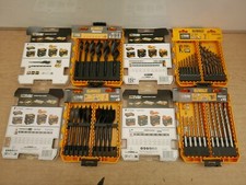 DEWALT HSS METAL SDS PLUS WOOD AUGER & FLATBIT TSTAK CASE DRILL BIT SETS