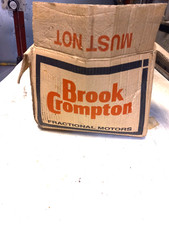 Brook  Crompton Commercial Potato  Peeler  Electric motor