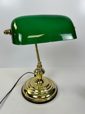 Vintage Green Glass  Banker's Lamp Touch - Not Working
