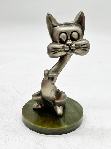 Vintage silver plate cartoon - vintage,