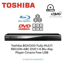 Toshiba BDX1200 Blu-ray Multi Region Free ABC DVD 1-6 Dolby Player WARRANTY