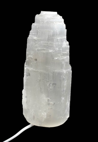 Selenite lamp 20cm - lamp,