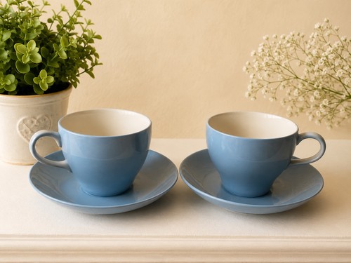 Wedgwood summer sky teacup - teacup, &