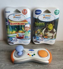 Vtech V.Smile Motion Active Learning Shrek & Handy Manny Games New & Controller