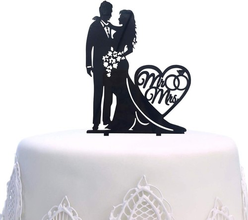 Mrs cake topper acrylic - mr,