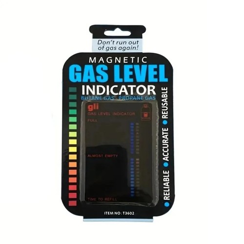 Magnetic gas level indicator - gas,