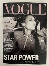 RAYE / LANDO NORRIS F1 UK VOGUE FASHION MAGAZINE OCTOBER 2025