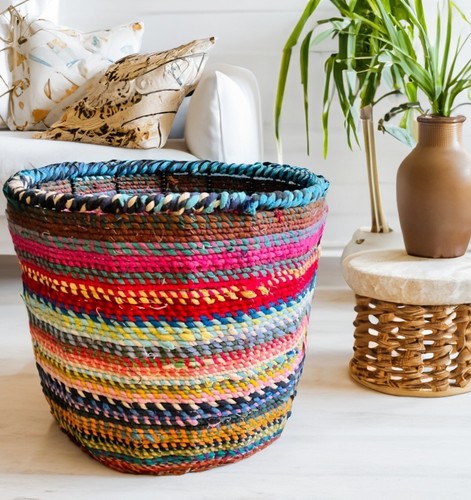 Rainbow storage basket metal - storage,