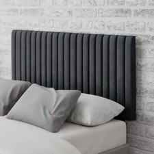 Panel Headboard Plush Velvet Upholstered Lined Divan Bed Headboard 20" 26" High