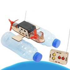 DIY Manual RC Boat Assembly Science Project Kit for Toddler Kids Children
