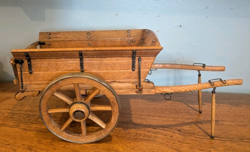 Vintage horse drawn hay cart - vintage,