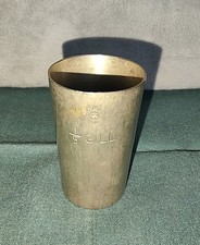 Vintage Gaskell & Chambers Birmingham Silver Plated Spirit Shot Cup 1/5 Gill