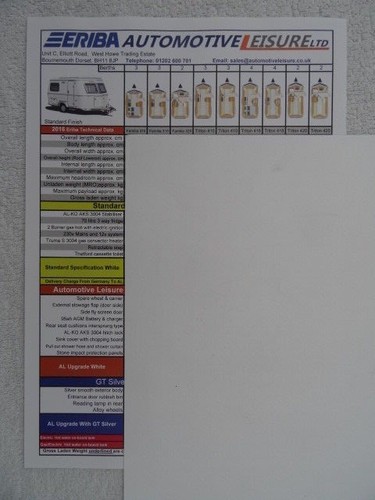 Eriba caravans price list - caravans, uk