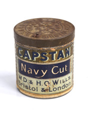Capstan Navy Cut 4oz Medium Tobacco Tin