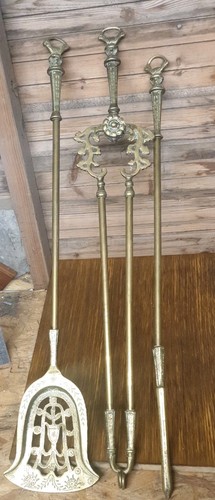 Old large tall vintage brass - old,