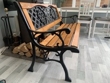 Antique Cast Iron Bench