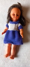 Palitoy vintage doll dark hair brown eyes (well used condition) 14"
