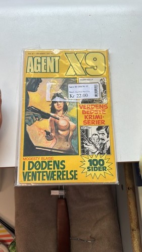 Vintage agent comic book - agent, x9