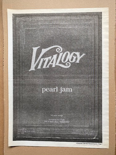 Pearl jam vitalogy poster - pearl,