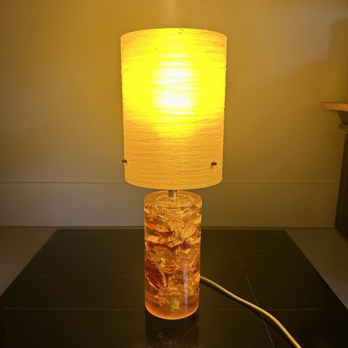 Vintage 1970s shatterline lamp - 1970s,