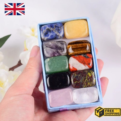 10pcs natural tumbled stones - 10pcs,
