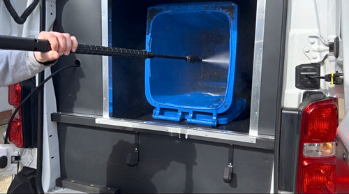 Wheelie bin cleaning - wheelie,