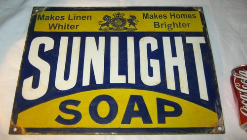 Antique sunlight soap - antique, linen