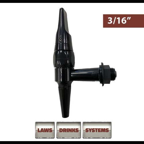 Plastic beer tap new - 3/16",